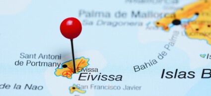 Mappa di Ibiza